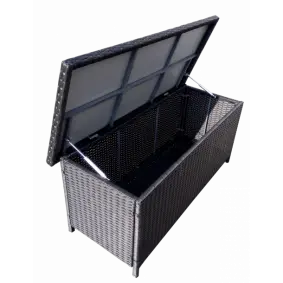 DACORE Hyndeboks i polyrattan - sort - 
