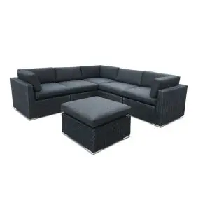 Vita lux sofasæt - sort - MODUL SOFAGRUPPE