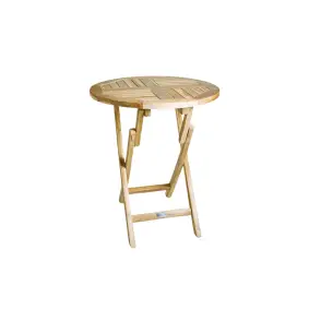 TEAK Cafebord Ø 66 cm - mondena - 