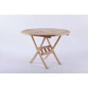 TEAK Havebord Ø 110 cm - mondena - 