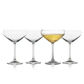 LYNGBY GLAS Juvel champagneskål 34 cl 4 stk - 