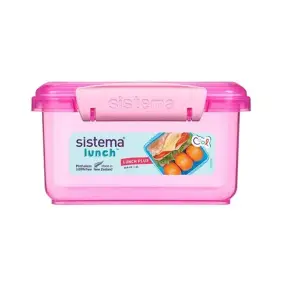 SISTEMA Madkasse lunch plus 1,2 liter - pink -