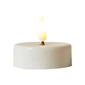 CONZEPT Jumbo fyrfadslys m/3D flamme - 2 stk. - 