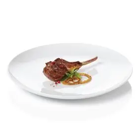 AIDA Atelier hvid frokosttallerken 22 cm 4 stk - hvid - 