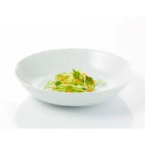 AIDA Atelier hvid suppetallerken 21 cm 4 stk - hvid - 