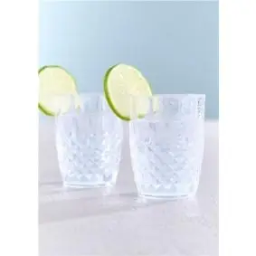 DAY Vandglas 25 cl 2 stk klar plast - 