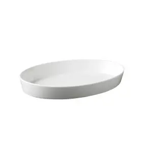 AIDA Aroma ovalt fad 36 cm - hvid - 