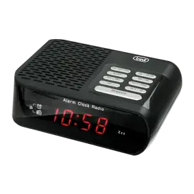 Clockradio m/led display - sort - 