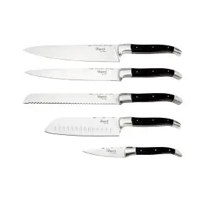 LAGUIOLE BY HAWS Knivsæt 5 knive - sort ibenholt - 