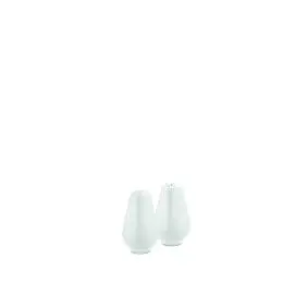 LYNGBY Rhombe salt & peber strøsæt 7 cm  - hvid - 