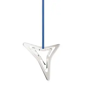 GEORG JENSEN Juleornament tretakket stjerne 2021 - palladium -