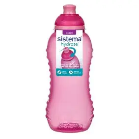 SISTEMA Drikkedunk 330 ml twist 'n' sip - pink - 