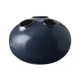 KNABSTRUP Trio vase H11 cm - blå - 