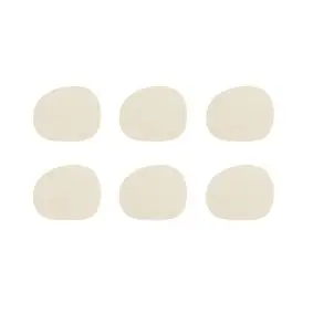 RAW Buffalo glasbrikker 6 stk. - varm nude - 