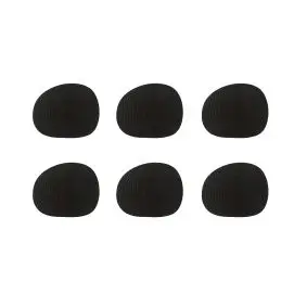RAW Buffalo glasbrikker 6 stk - black -