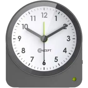 CONZEPT Vækkeur quartz - sort - 