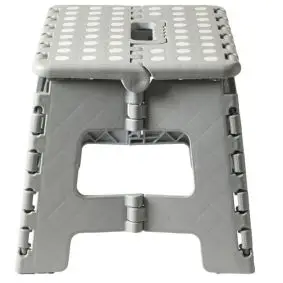 DACORE Foldbar skammel 29 x 22 x 22 cm -  grå - 