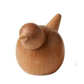 DACORE Træfigur fugl 5 cm - sabeltræ -