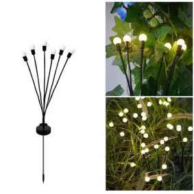 CONZEPT Solar ildflue 8 LED - varmhvid - 