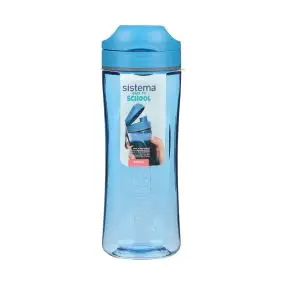 SISTEMA drikkedunk tritan swift 600 ml - støvet blå - 