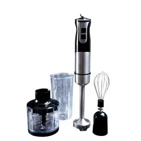 GASTRONOMA Stavblender med minihakker og piskeris - 
