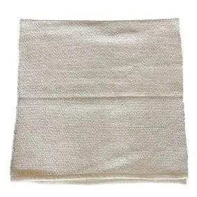 LA FINESSE kludetæppe 65 x 135 cm - beige med sølvtråd - 
