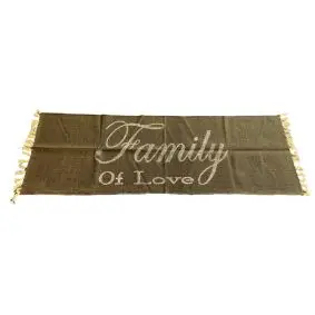 LA FINESSE kludetæppe 70 x 200 cm - family of love - LA FINESSE
