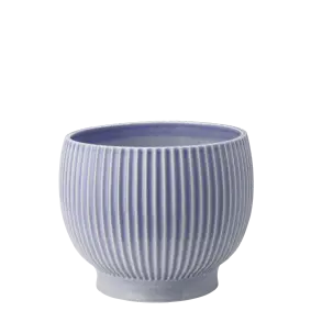 KNABSTRUP Urtepotteskjuler med riller Ø18 cm - lavendel - 