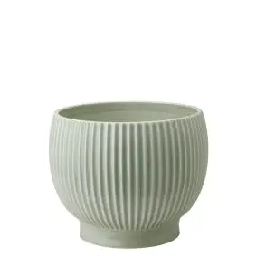KNABSTRUP Urtepotteskjuler med riller Ø18 cm - mint -