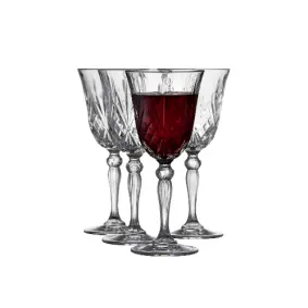 LYNGBY Melodia krystal rødvinsglas 27 cl 4 stk -