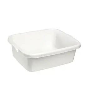PLAST1 Balje 10 liter firkantet - hvid - 