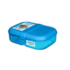 SISTEMA Madkasse ribbon lunch 1,1 liter - blå - 