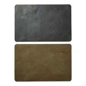 DACORE Dækkeserviet vendbar 30x45 cm - sort/oliven - 