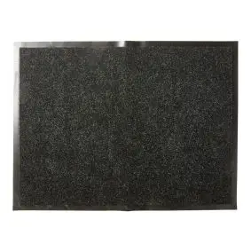DACORE Dørmåtte skridsikker sort - 80x120 cm -