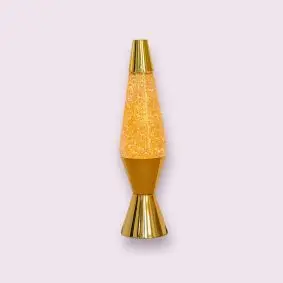CONZEPT Glitterlampe - guld - 
