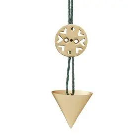 STELTON Nordic tangle ornament i messing - kræmmerhus -