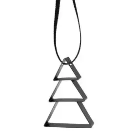 STELTON Figura ornament juletræ - sort - 