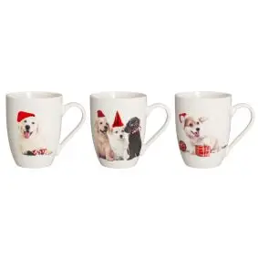 WINTERIA Julekrus med hunde ass. motiver - 1 stk - 