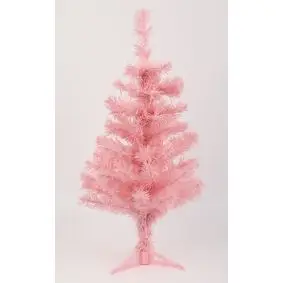 CONZEPT Kunstigt juletræ pink - 60 cm - 