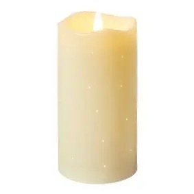 DACORE Bloklys med twinkle hvid - H15 cm - 