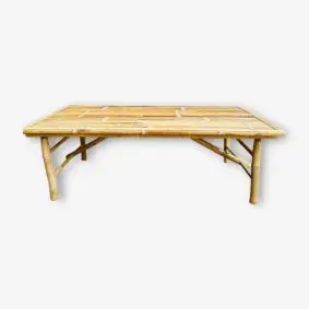 BAMBUSA Bambus sofabord 140 x 70 cm - 