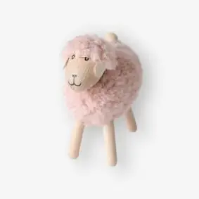 DACORE Træfigur får rosa - 13 cm -