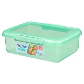 SISTEMA Madkasse lunch 2 liter - støvet grøn - 