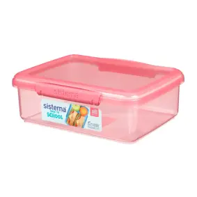SISTEMA Madkasse lunch 2 liter - støvet pink -