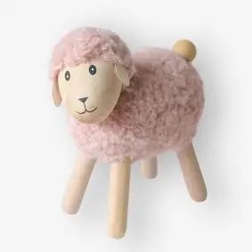 DACORE Træfigur får rosa - 23 cm -