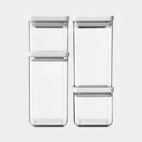 BRABANTIA Tasty+ opbevaringsbokse - 4 stk - 