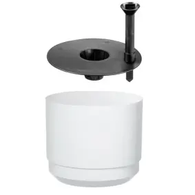 PAULINA Selvvandingspotte Ø14 cm - hvid - 