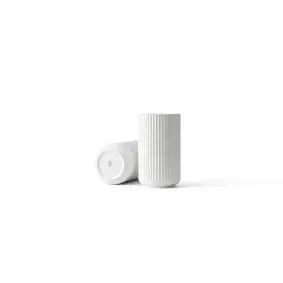 LYNGBY Porcelæn vase 25 cm - hvid - 