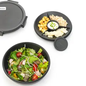 BRABANTIA Salatskål 1,3 liter - antracit - 