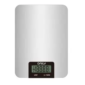 DAILY Køkkenvægt 6 kg - stål - 